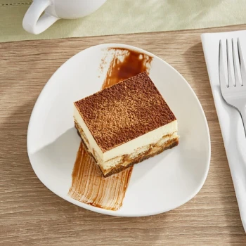 Acopa Nova 7 1/4" Cream White Organic Coupe Stoneware Plate - Sample