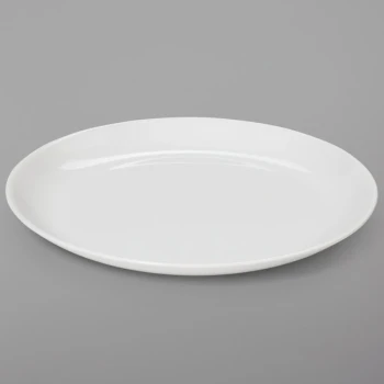 GET Settlement 7" Ivory (American White) Melamine Round Coupe Side Dish Plate - Sample