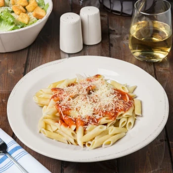 Libbey Farmhouse 30 oz. Round Cream Porcelain Pasta Bowl - Sample