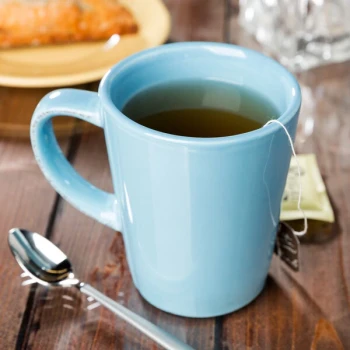Libbey Farmhouse 12 oz. Blue Hen Porcelain Mug - Sample