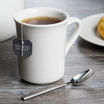 Libbey Slenda 8.5 oz. Royal Rideau White Porcelain Mug - Sample