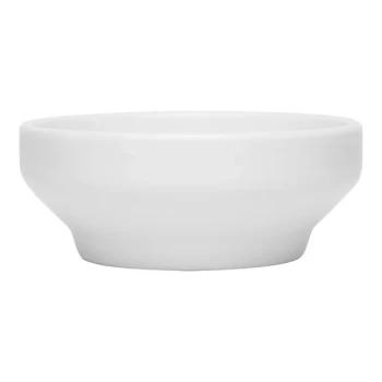 Libbey Ares 9 oz. White Porcelain Grapefruit Bowl - Sample