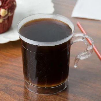 WNA Comet CWM8192C Classicware 8 oz. Clear Plastic Coffee Cup - 192/Case