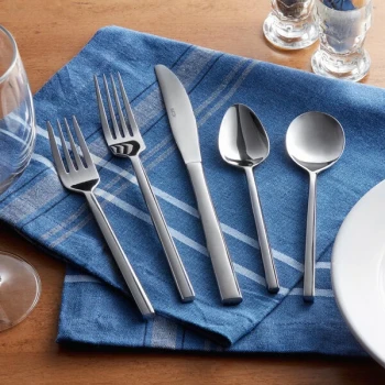 Acopa Phoenix 18/0 Stainless Steel Forged Flatware 5-Piece Set - Sample