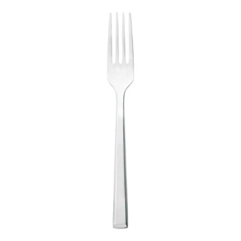 Libbey Santorini Satin II 8 1/8" 18/0 Stainless Steel Heavy Weight Dinner Fork - Sample