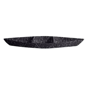 G.E.T. Enterprises BT319-MOD-GB Bugambilia 6.9 Qt. Smooth MOD Finish Black Granite Resin-Coated Aluminum Deep Boat with Dividers