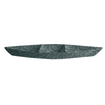G.E.T. Enterprises BT319-MOD-J Bugambilia 6.9 Qt. Smooth MOD Finish Jade Granite Resin-Coated Aluminum Deep Boat with Dividers