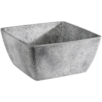 APS Element 128.5 oz. Square Melamine Display Bowl - 4/Case