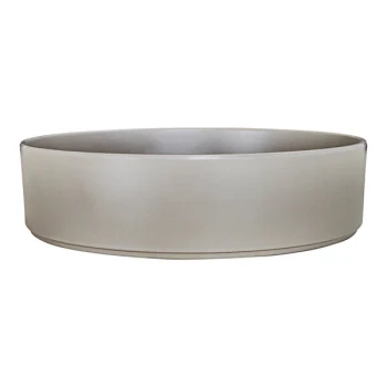 Cal-Mil Hudson 72 oz. Ash Raised Rim Melamine Bowl - 6/Case