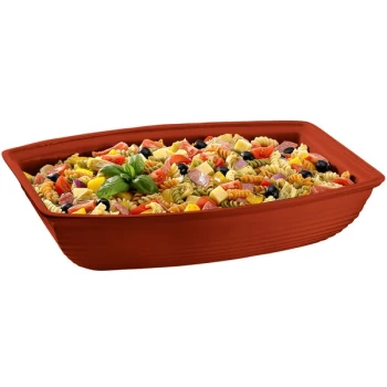 TableCraft CW3190CP 10.5 Qt. Copper Cast Aluminum Oblong Salad Bowl