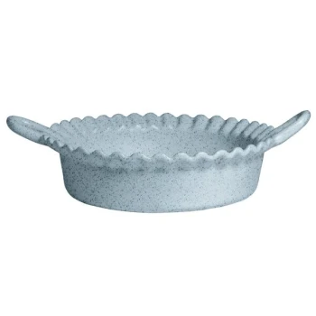 G.E.T. Enterprises CZ002-MOD-SB Bugambilia 1.6 Qt. Smooth MOD Finish Sky Blue Granite Resin-Coated Aluminum Deep Mexican Cazuela