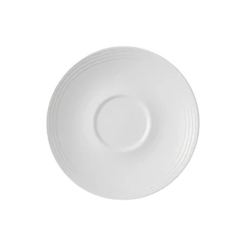 Dudson Harvest Norse 6 1/4" White China Saucer by Arc Cardinal - 12/Case