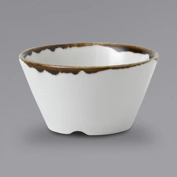 Dudson Harvest 3 oz. Natural China Sauce Dish by Arc Cardinal - 12/Case