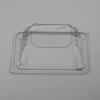 Dinex DX11840174 Clear Dome Lid for Dinex DXSB6, DXSB9, and DXSB12 Square Bowls - 1,000/Case