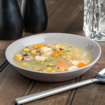 10 Strawberry Street RPPLE-GREYSOUP Matte Wave 5 oz. Gray Soup Stoneware Bowl - 36/Case