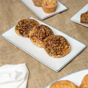 10 Strawberry Street ARCTIC-14RECPLTR Arctic Blue 14" x 7 3/4" Rectangular Porcelain Platter - 6/Pack