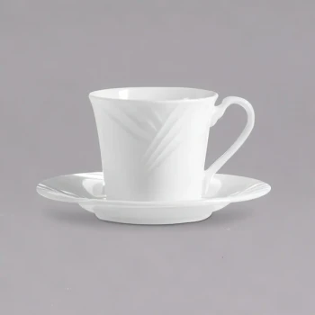 Arcoroc S0633 Horizon 6" White Porcelain Saucer by Arc Cardinal - 24/Case
