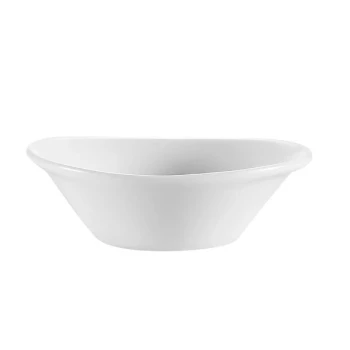 CAC JEL-4 Festiware 4 oz. Super White China Jelly Dish - 72/Case