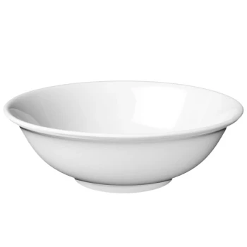 Thunder Group NS5060W Nustone White Melamine Rimless Bowl 22 oz. - 12/Pack