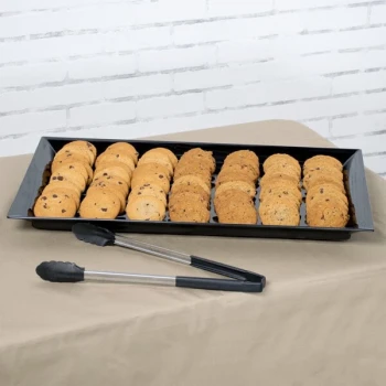 GET ML-242-BK 28" x 16" Black Siciliano Rectangular Tray