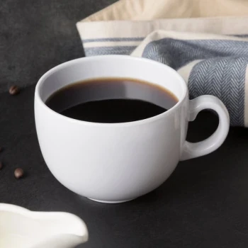 GET C-1001-W Diamond White 18 oz. Mug - 12/Case