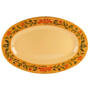 GET OP-120-VN Venetian 12" x 9" Oval Platter - 12/Case
