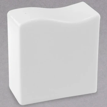 Villeroy & Boch 10-2525-3480 NewWave 2 3/4" x 1 5/8" White Premium Porcelain Pepper Shaker - 2/Case