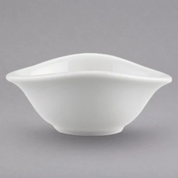 Villeroy & Boch 16-3293-3925 Dune 1 oz. White Porcelain Small Bowl - 6/Case