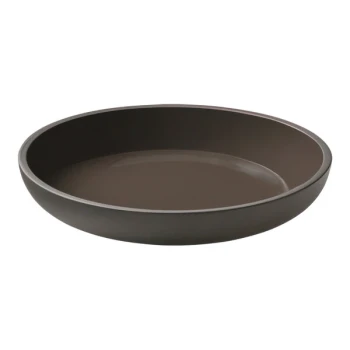 Playground ReNew 10 1/4" Taupe Eco-Gres Deep Coupe Plate - 6/Case