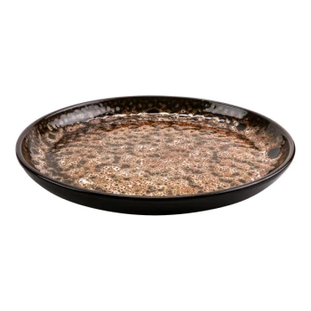 cheforward™ by GET Graupera Stone Heart 10 1/4" Sabana Terracotta Deep Plate - 6/Case