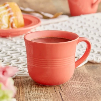 Acopa Capri 8 oz. Coral Reef Stoneware Cup - 12/Pack