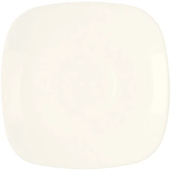 RAK Porcelain Ska 4 3/4" Ivory Square Porcelain Saucer - 12/Case