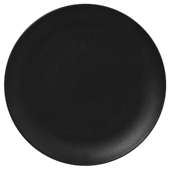 RAK Porcelain Neo Fusion 10 5/8" Volcano Black Porcelain Flat Coupe Plate - 12/Case