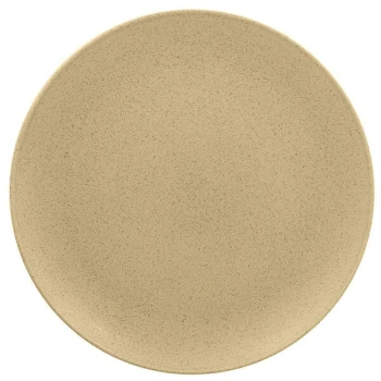 RAK Porcelain Genesis Mat 9 7/16" Silky Almond Flat Porcelain Coupe Plate - 12/Case