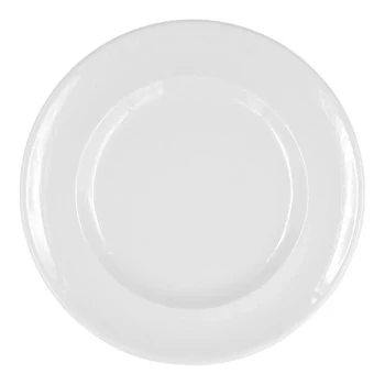 RAK Porcelain Classic Polaris 6" Bright White Porcelain Round Flat Plate - 24/Case