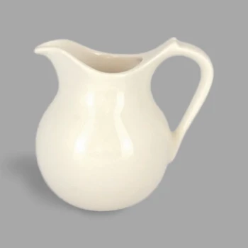 RAK Porcelain Anna 5.1 oz. Ivory Porcelain Creamer - 12/Case