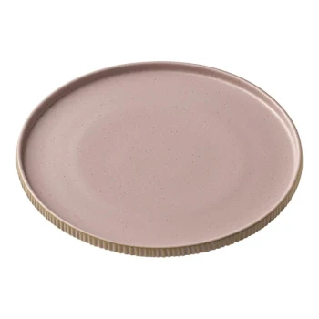 Playground Nara 8 1/4" Rose High Rim Plate - 6/Case