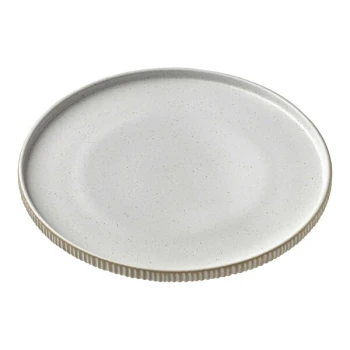 Playground Nara 8 1/4" White High Rim Plate - 6/Case
