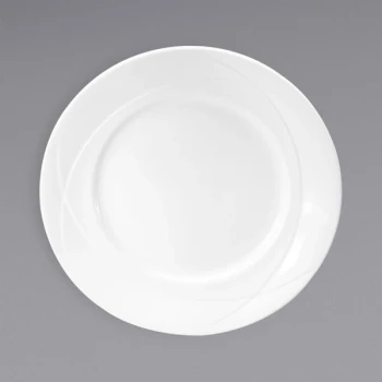 Oneida Vision by 1880 Hospitality F1150000119 6 1/2" White Bone China Plate - 36/Case