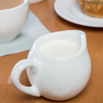Libbey 911197034 Slenda 5 oz. Royal Rideau White Porcelain Creamer - 24/Case