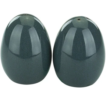 International Tableware Luna 2.5 oz. Midnight Blue Porcelain Salt and Pepper Shaker Set - 24/Case