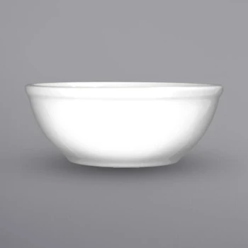 International Tableware Dover 10 oz. European White Porcelain Nappie / Oatmeal Bowl - 36/Case