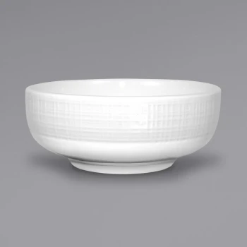 International Tableware Dresden 18 oz. Bright White Porcelain Nappie / Oatmeal Bowl - 24/Case