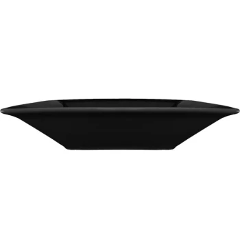 International Tableware Elite 13 oz. Square Blackberry Porcelain Grapefruit Bowl - 24/Case