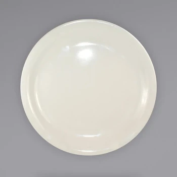 International Tableware Valencia 11" Ivory (American White) Narrow Rim Stoneware Plate - 12/Case