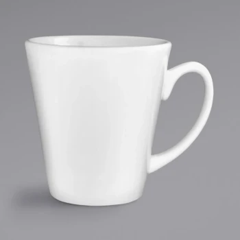International Tableware Dover 13 oz. European White Porcelain Funnel Cup - 36/Case