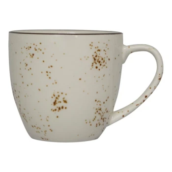 International Tableware Splash 10.5 oz. Creme Stoneware Cappuccino Cup - 24/Case