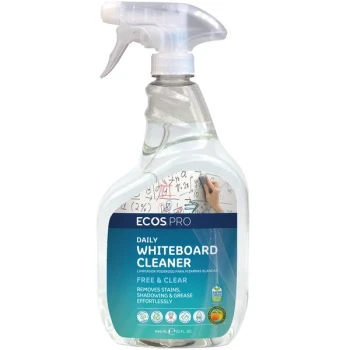 ECOS PL9869/6 Pro 32 oz. Free and Clear Daily Whiteboard Cleaner Spray Bottle - 6/Case