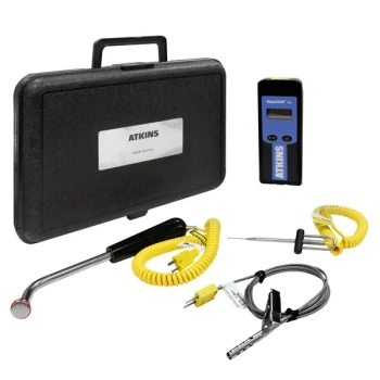 Cooper-Atkins 93086-K AquaTuff Waterproof Type-K Thermocouple Thermometer Kit with 3 Probes and Hard Carry Case