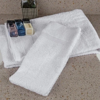Oxford Bronze 16" x 27" 100% Open End Cotton Hand Towel with Cam Border 2.75 lb. - 240/Case